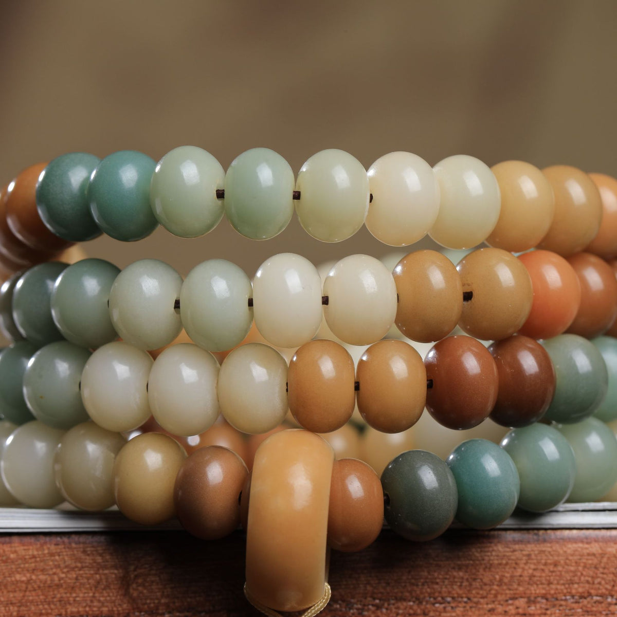 108 Bodhi Seed Mala Bracelet Handmade Jewelry for Women Yoga & Meditation