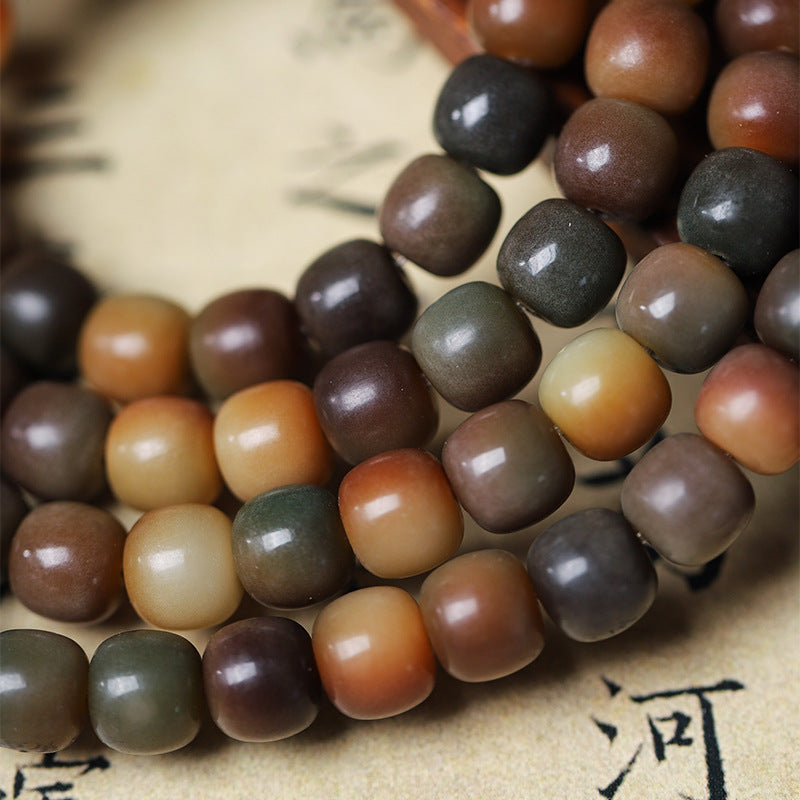 108 Bodhi Seed Mala Bracelet | Wrist & Pocket Beads for Peace & Wisdom
