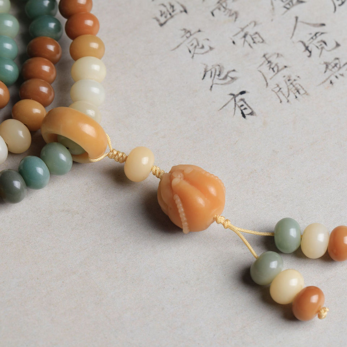 108 Bodhi Seed Mala Bracelet Handmade Jewelry for Women Yoga & Meditation